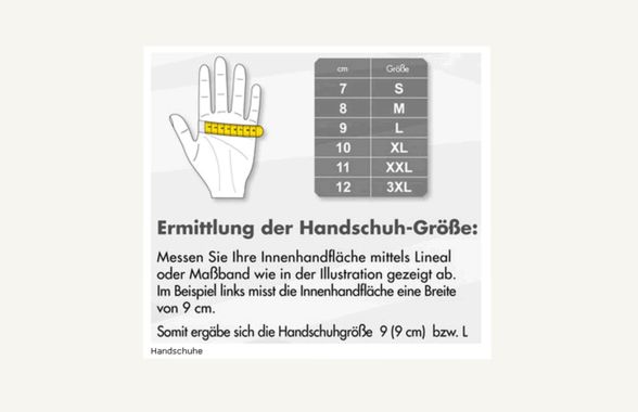 Pfanner Handschuh Stretch Flex Ice Grip M