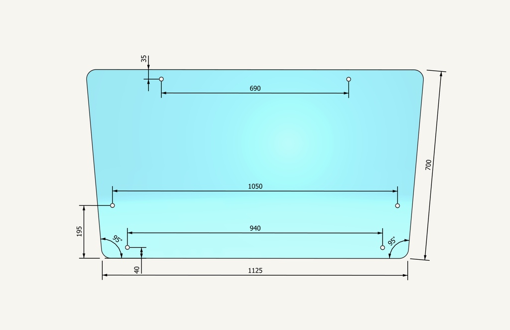 Windscreen AK50