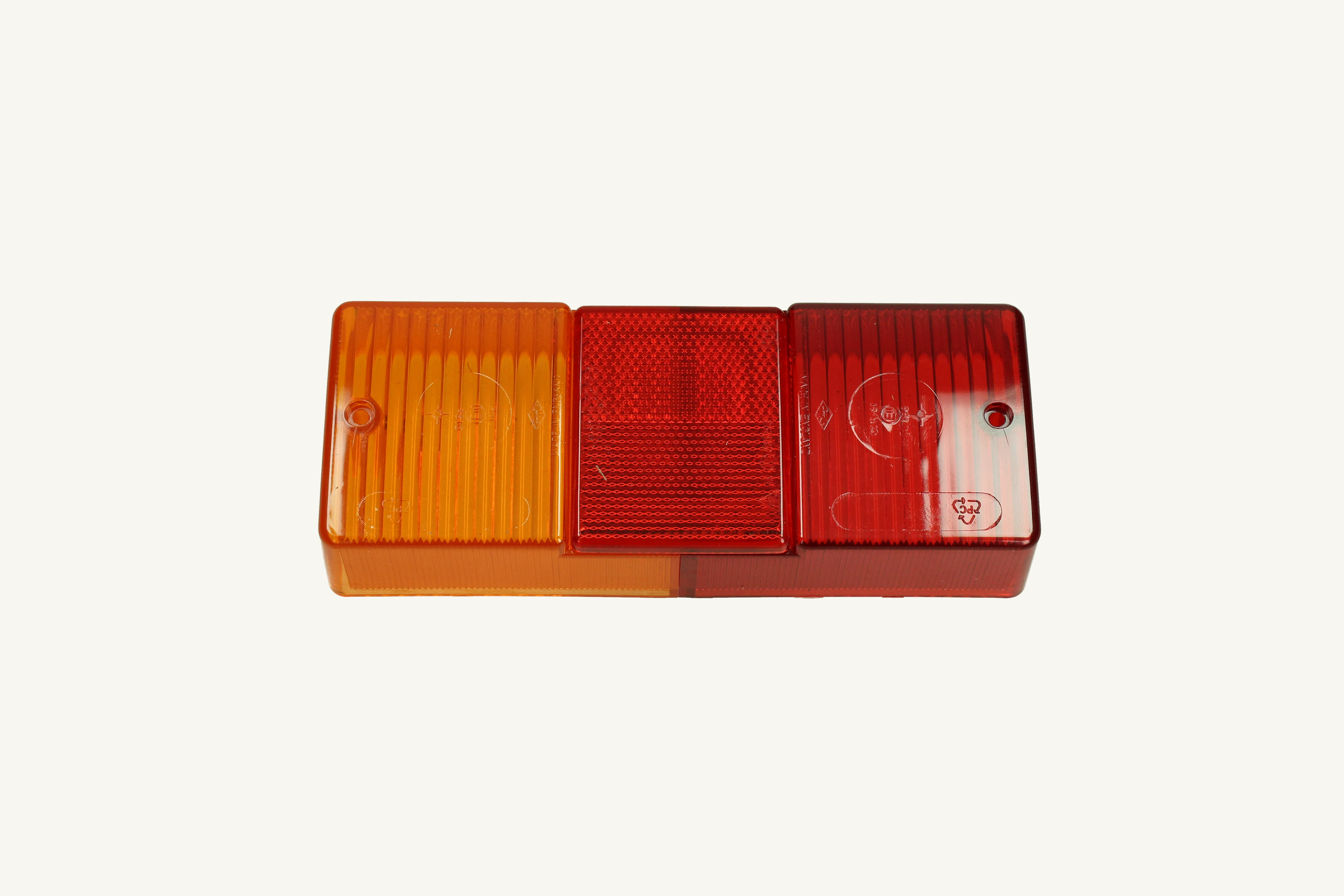 Rücklichtglas 75x190x38mm