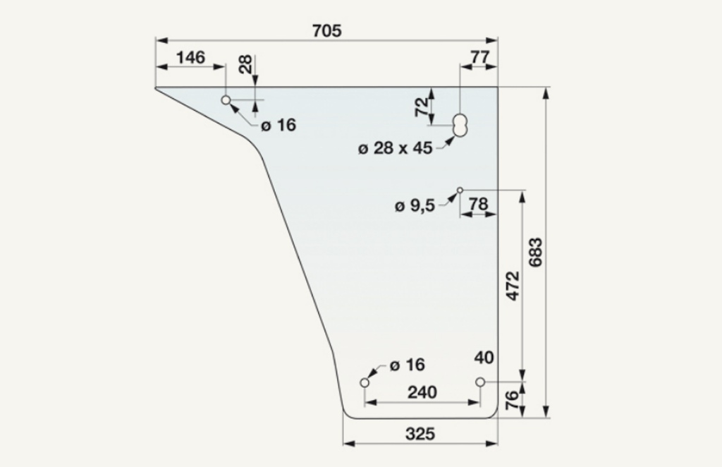 Türglas unten Fritzmeier 319/683x718