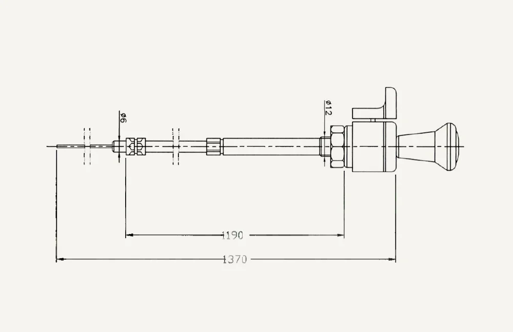 [1055711] Stop Cable 1190/1370mm