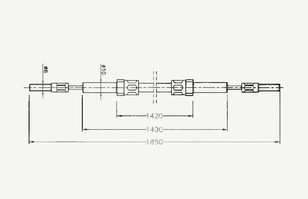 [1067325] Cable 1420/1850mm