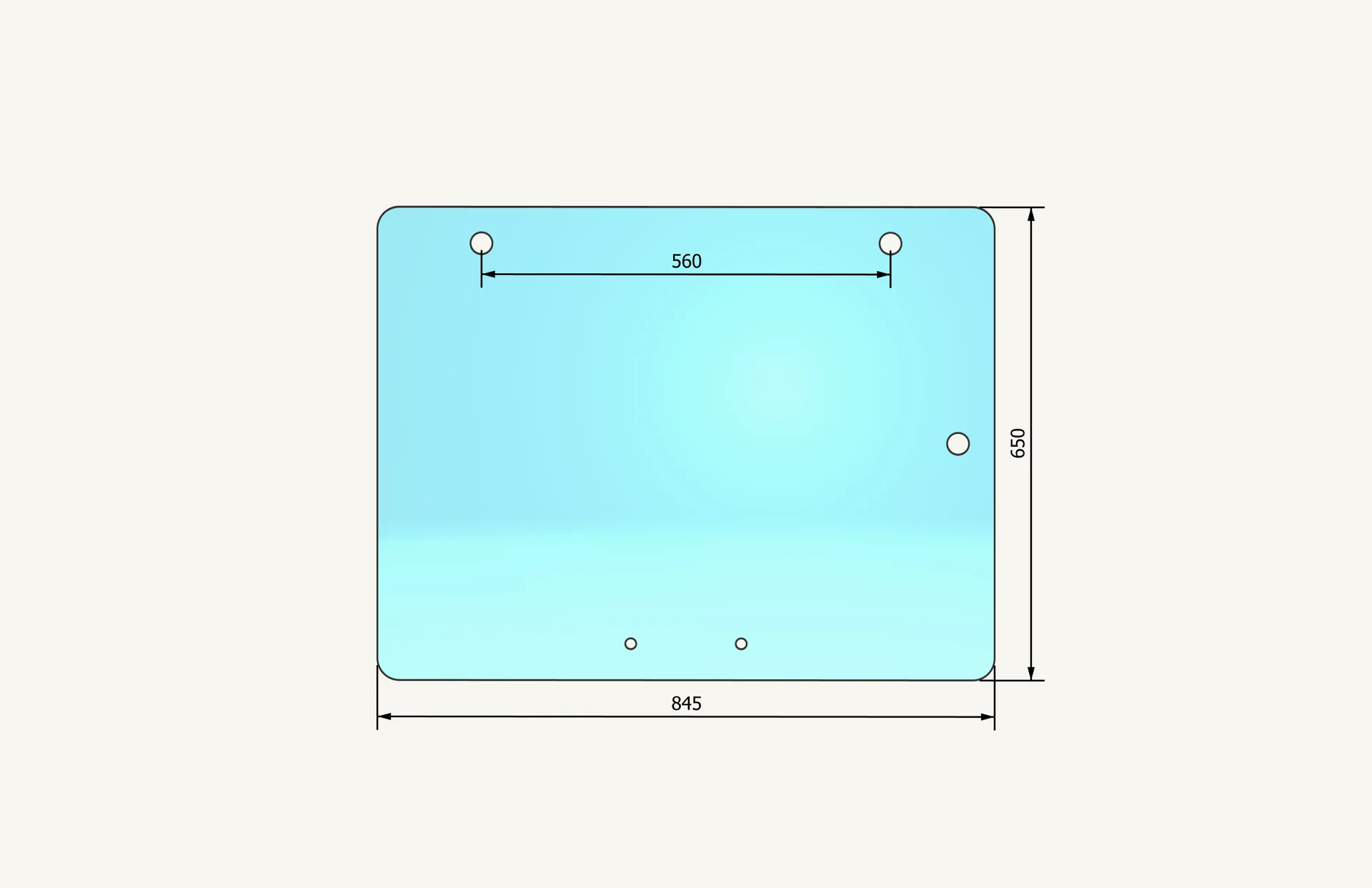 [1066642] Rear Window Glass
