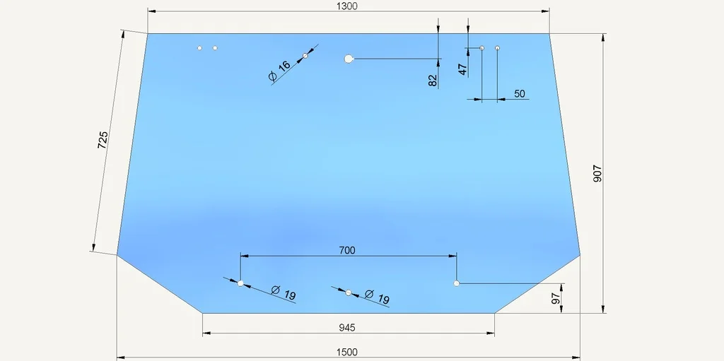 [1011731] Rear Window Glass
