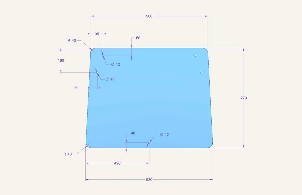 [1174111] Heckscheibenglas 920x981x768mm