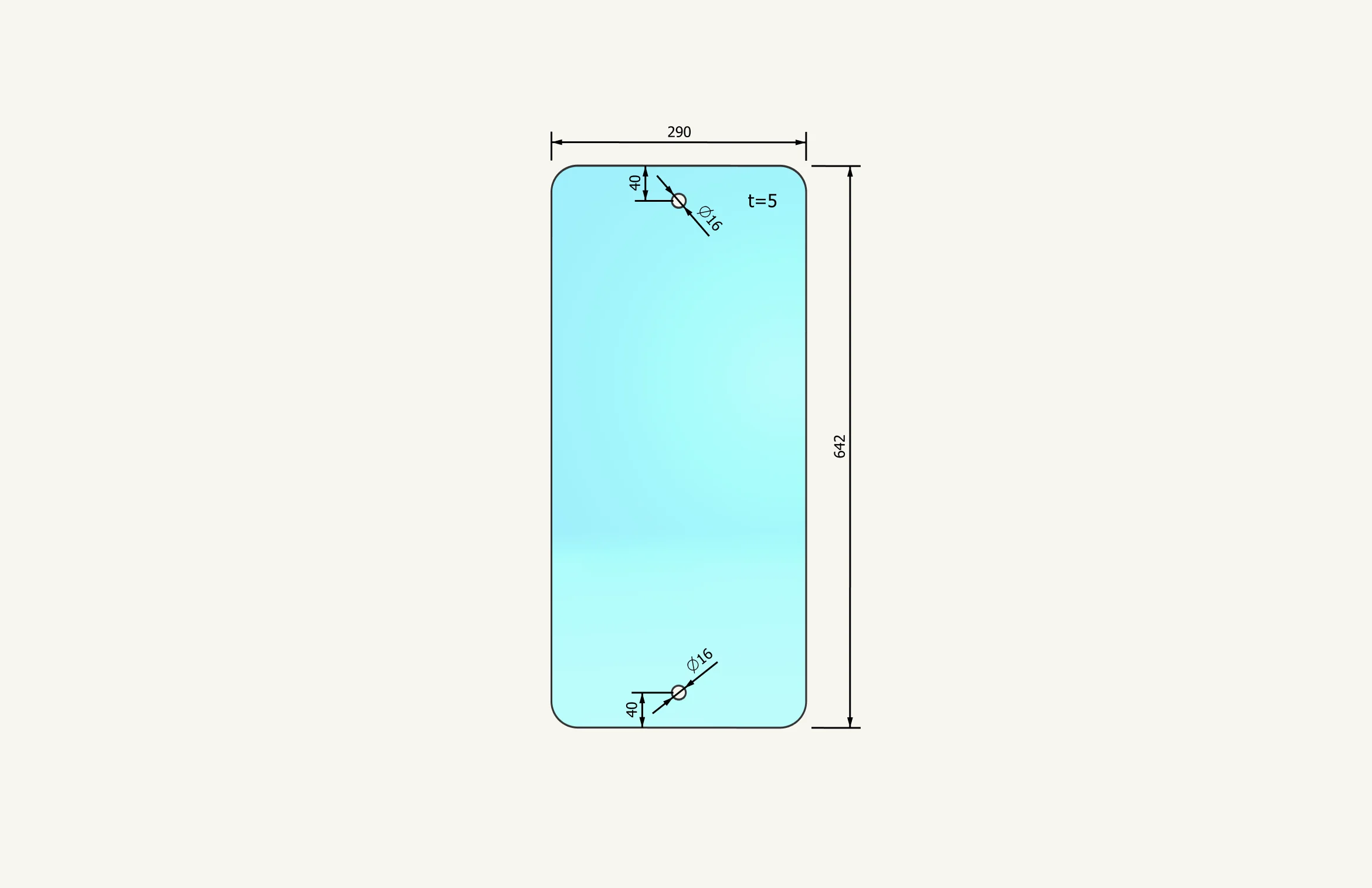 Radsichtglas