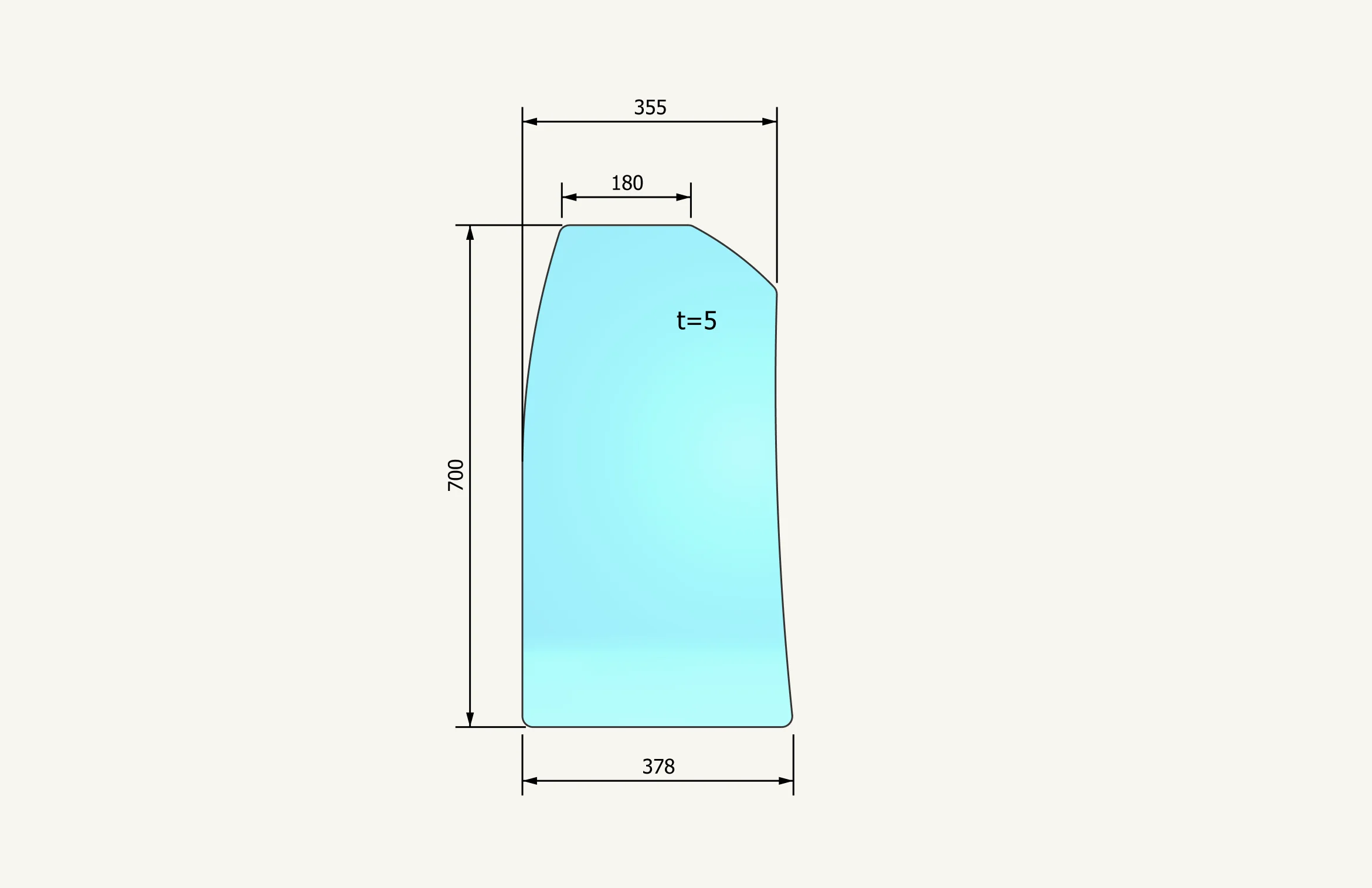 [1060816] Radsichtglas links geklebt