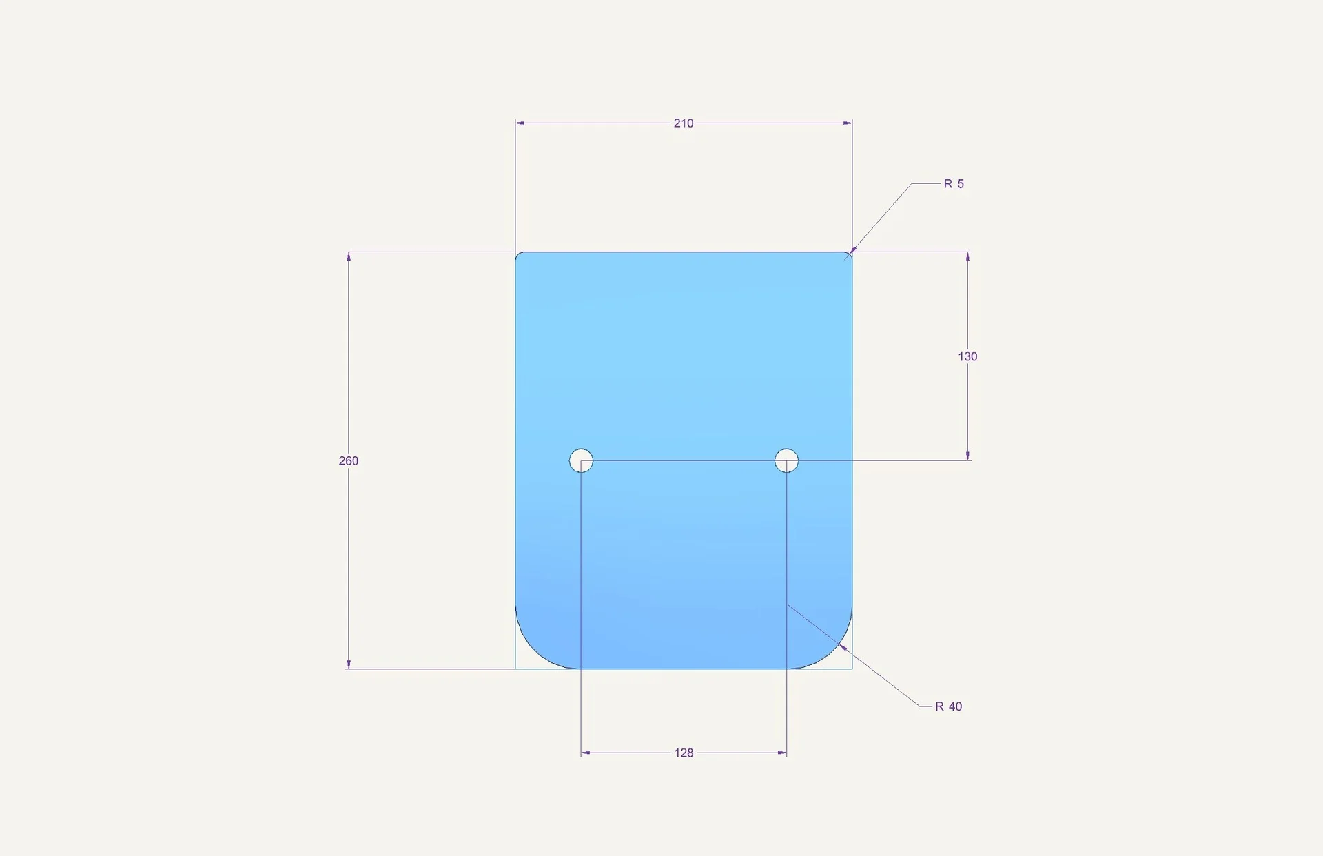 [1015384] Lower Side Glass bottom 211x259mm