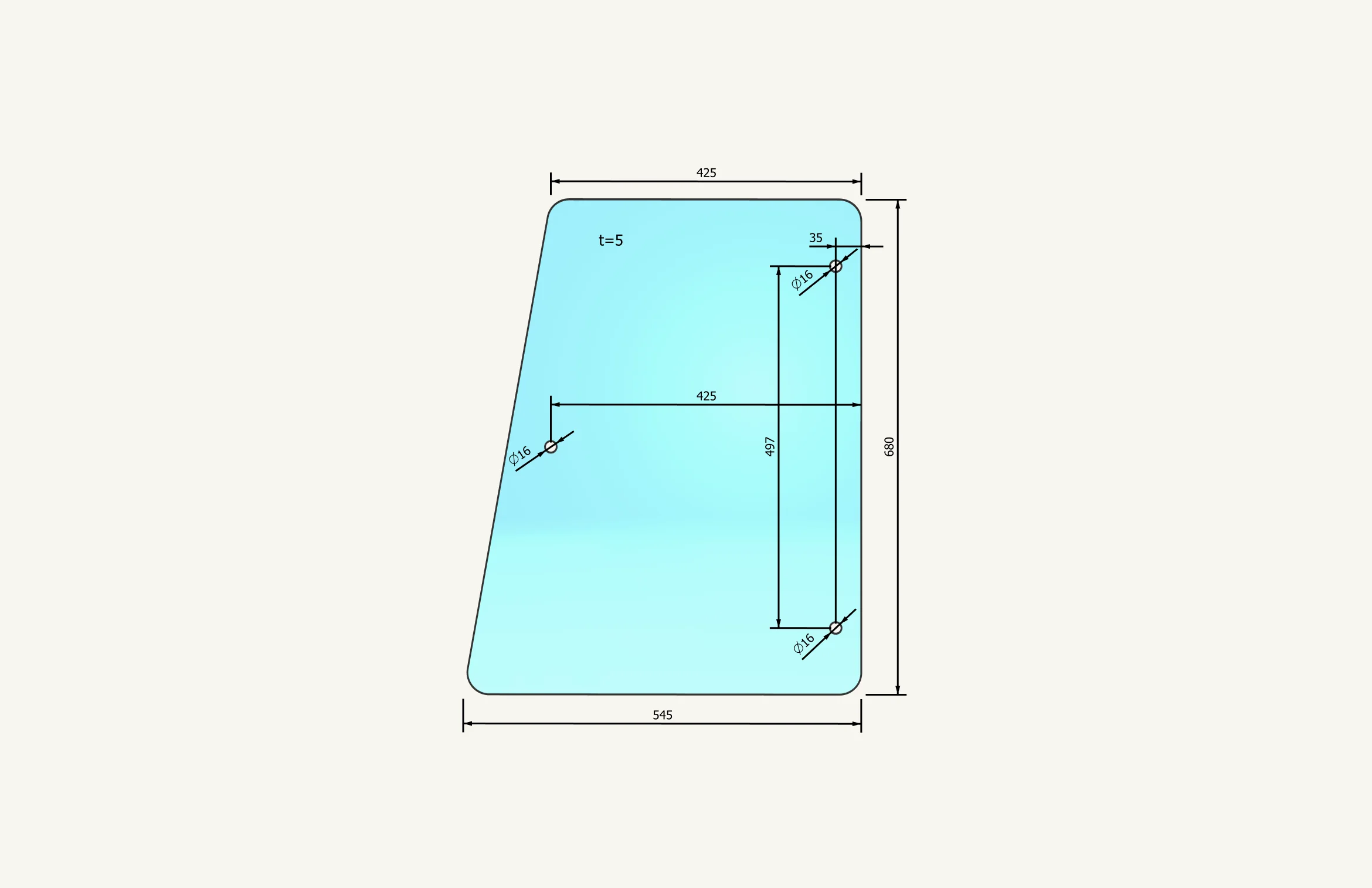 Vitres latérales AK272