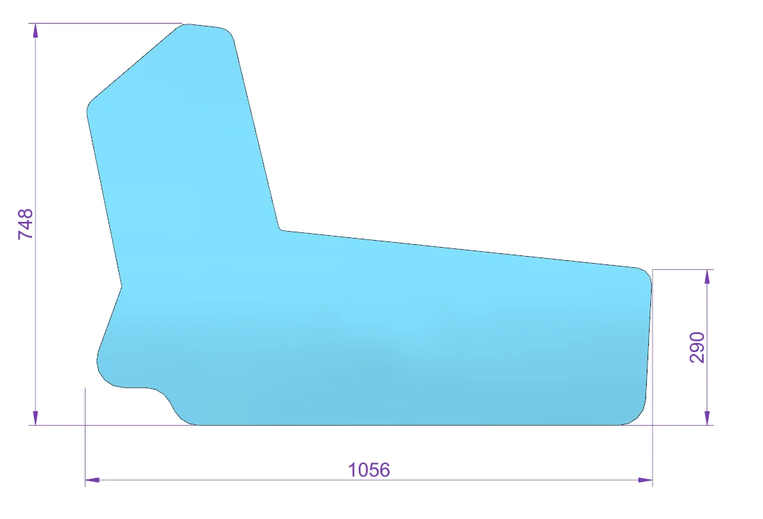 Türglas 748x1056mm