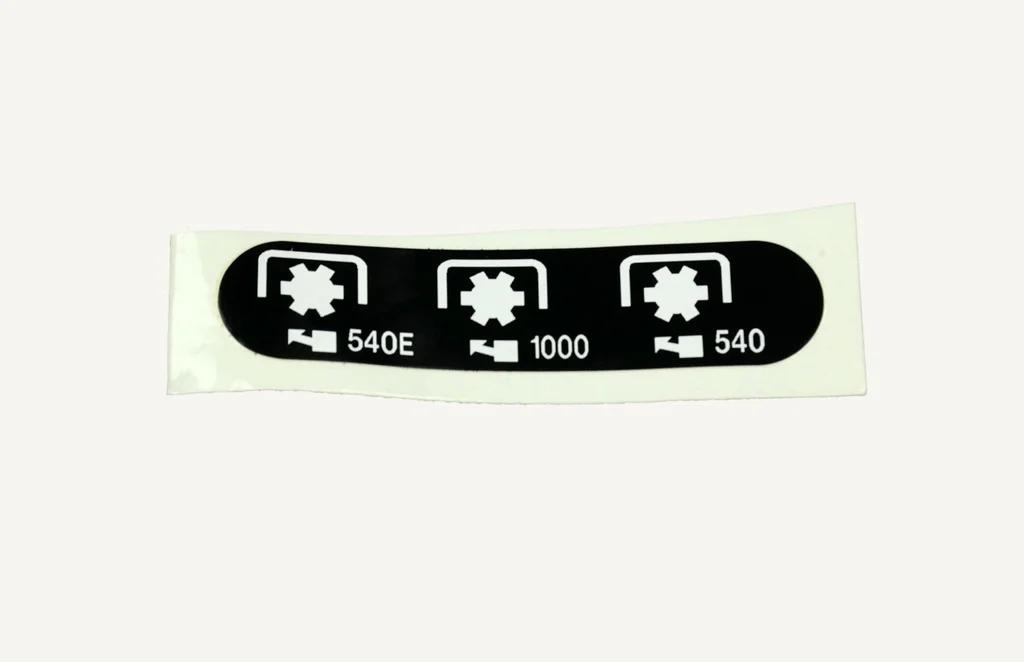 [1018005] Sticker 540/540E/1000