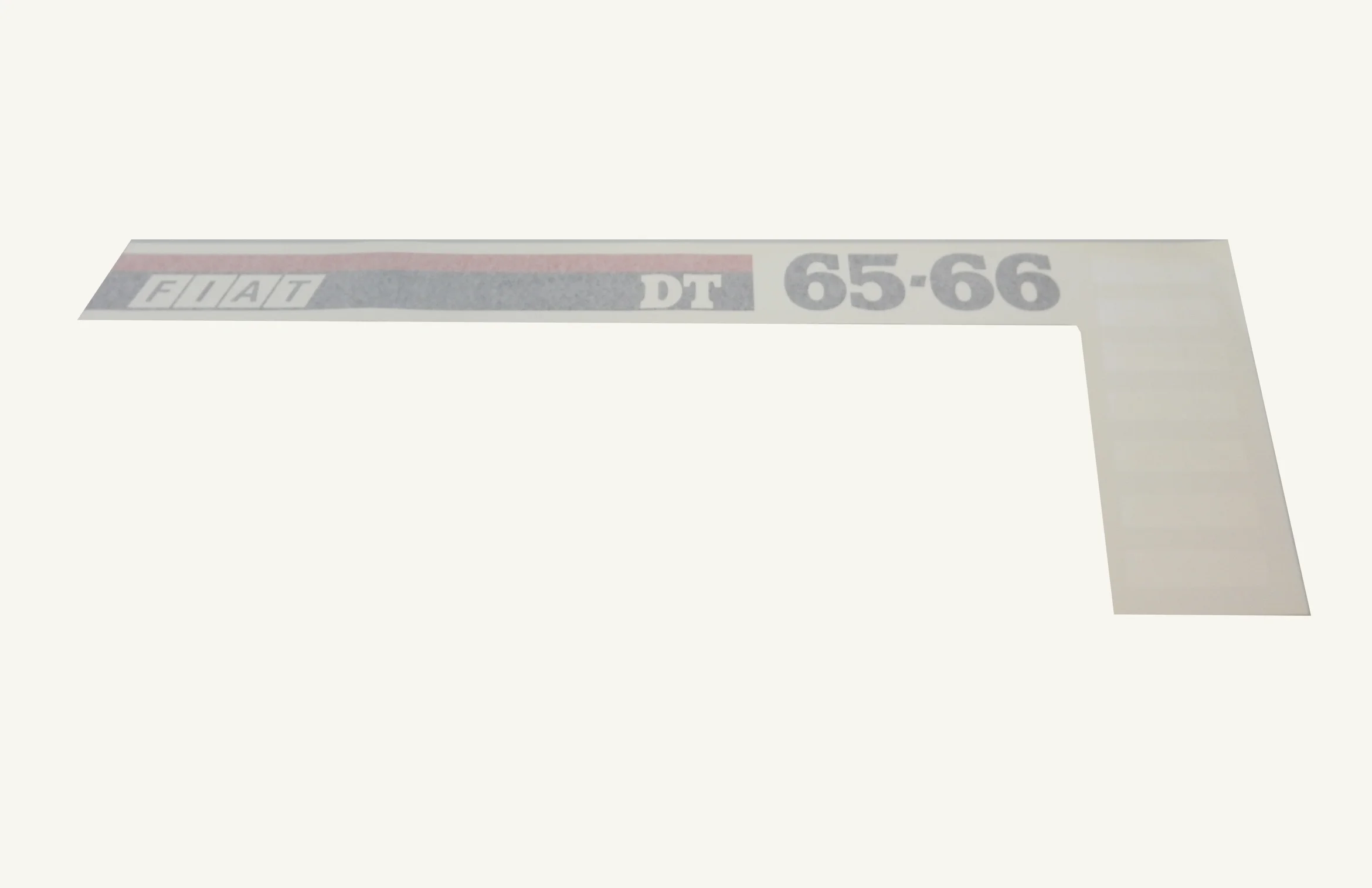 Typenkleber Fiat 65-66DT links