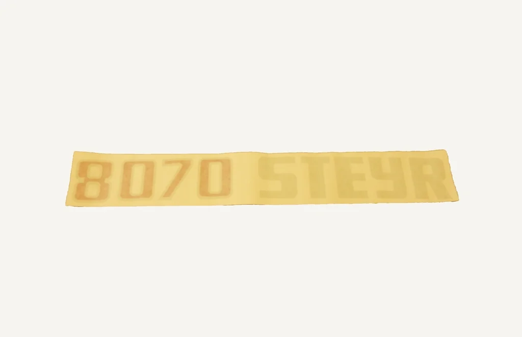 [1063671] Typenkleber Steyr 8070 links