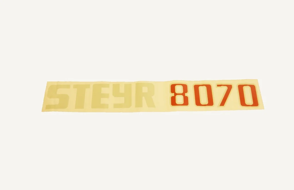 [1063670] Autocollant de modèle Steyr 8070 droit