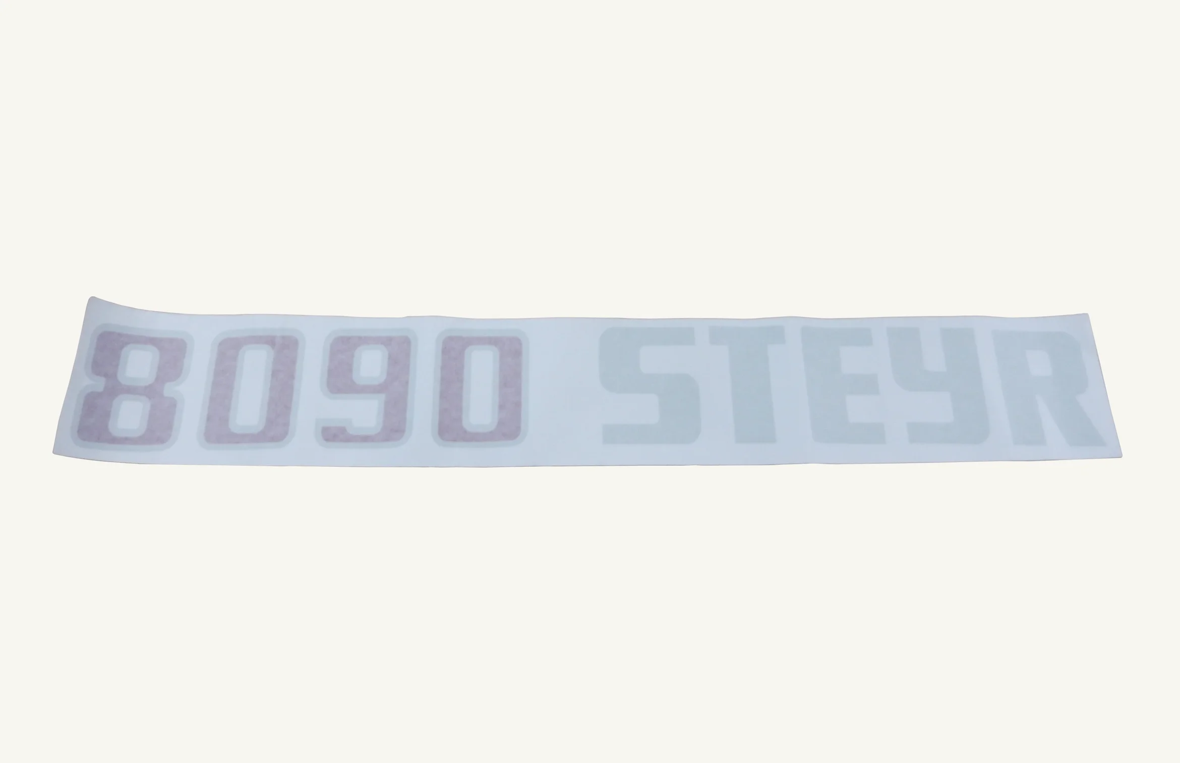 Typenkleber Steyr 8090 links 132x910mm