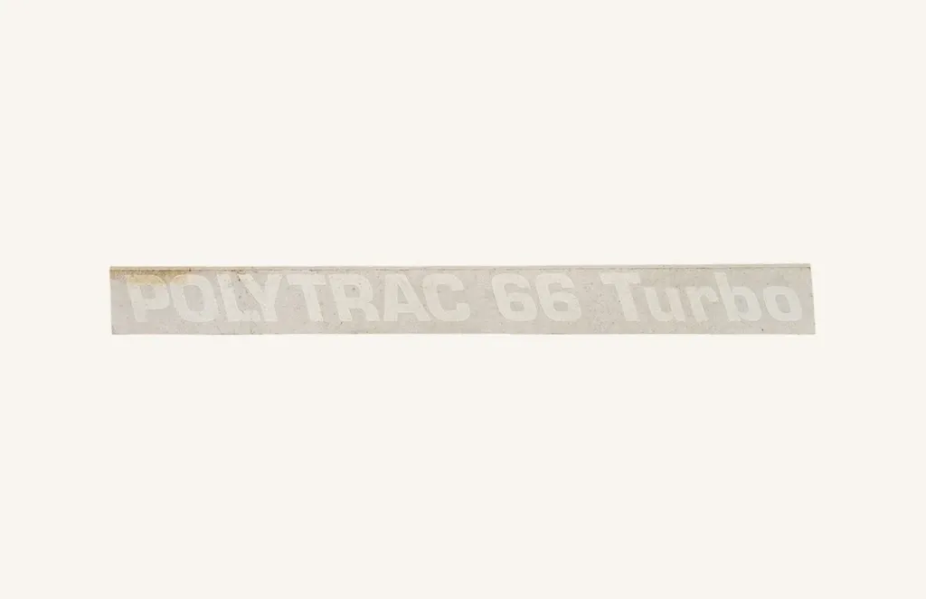[1076541] Autocollant de modèle droit Polytrac 66 turbo