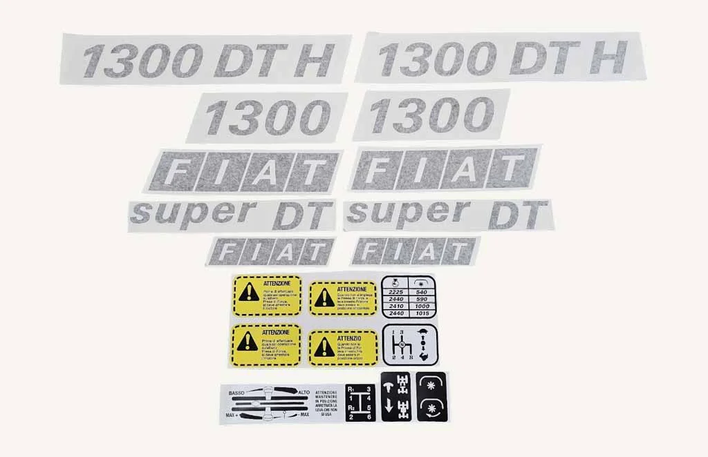 [1016131] Typenklebersatz Fiat 1300DT Super
