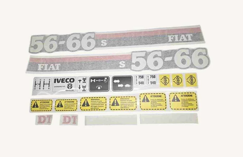 [1183763] Typenklebersatz Fiat 56-66S