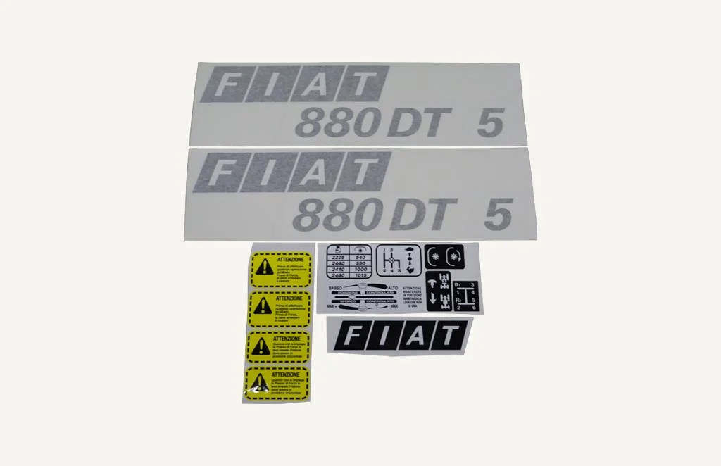 [1016991] Model Decal Kit Fiat 880-5