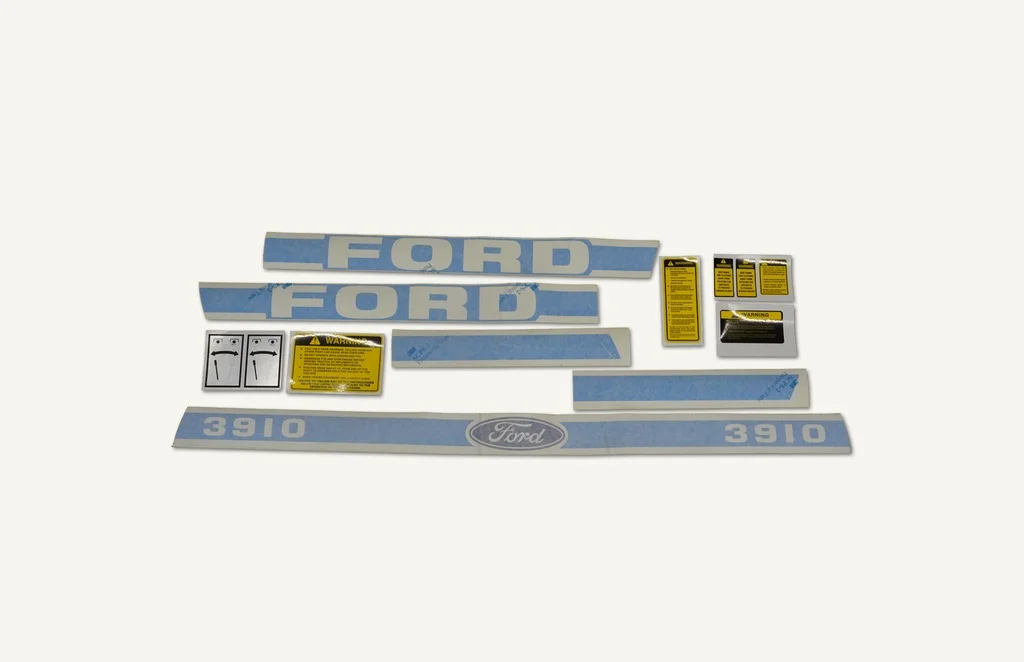 [1071581] Typenklebersatz Ford 3910 Blau