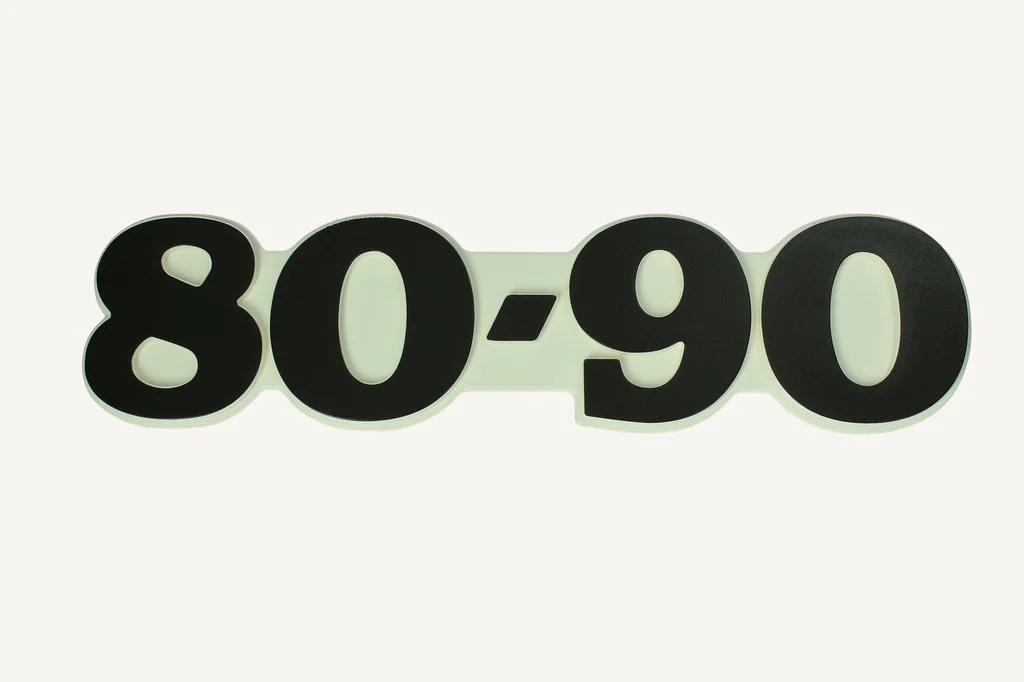 [1003263] Type Plate 80-90
