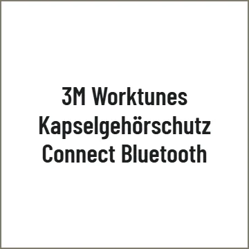 [1180309] 3M Worktunes casque antibruit Connect Bluetooth