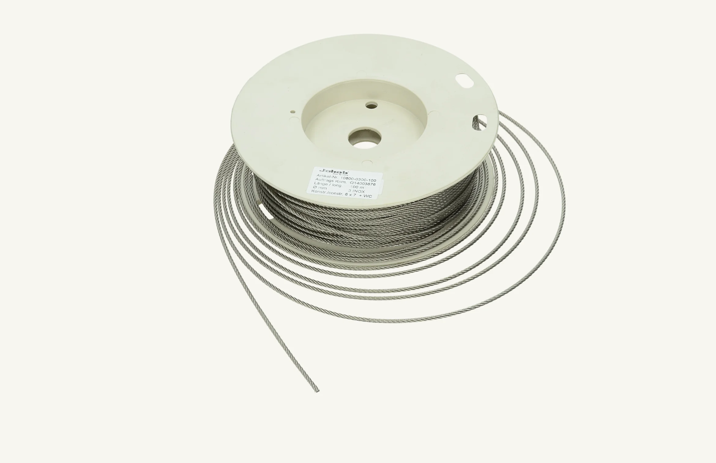[1058532] Drahtseil 3mm x 100m V4A Inox