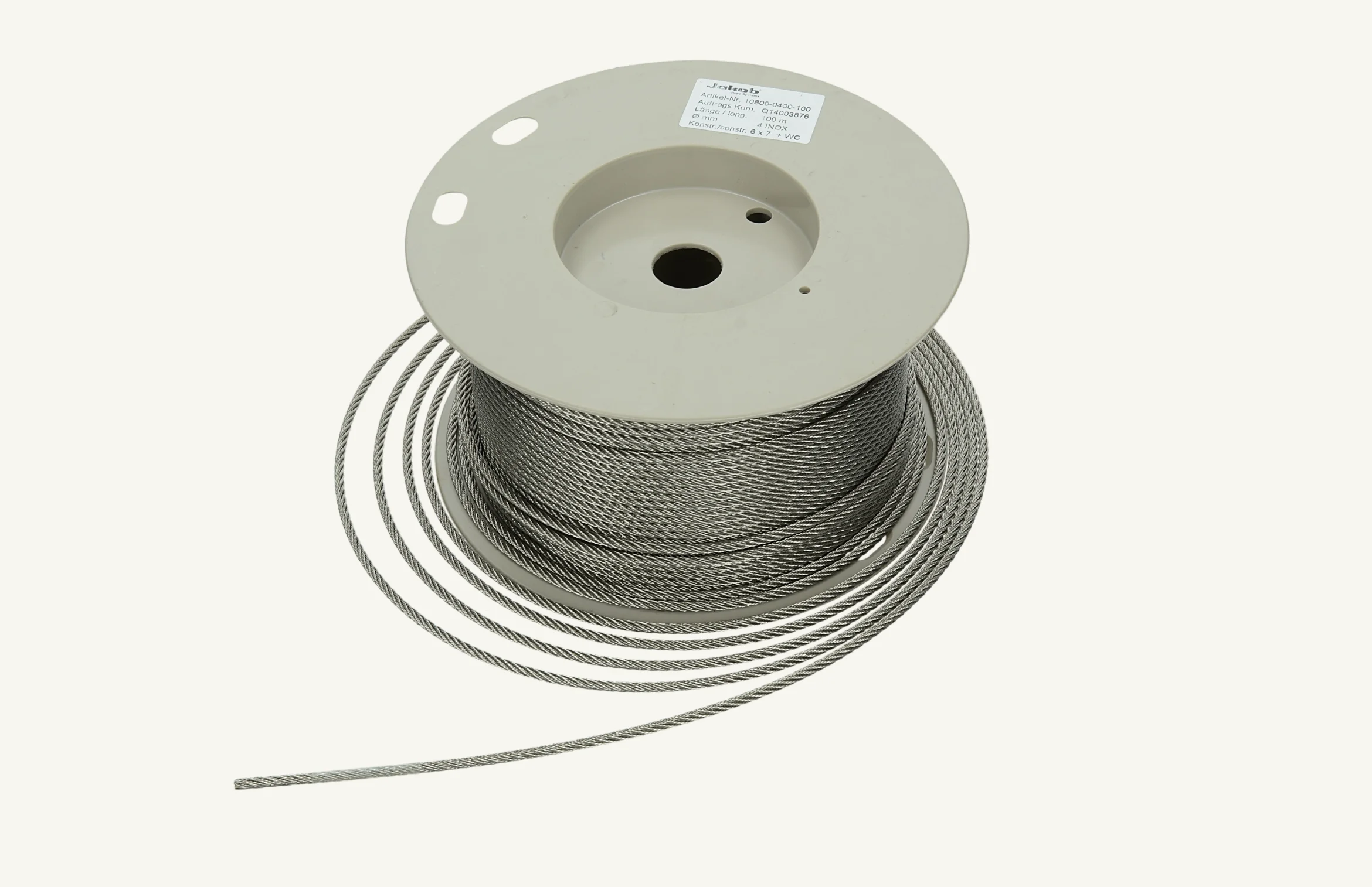 [1058533] Drahtseil 4mm x 100m INOX V4A