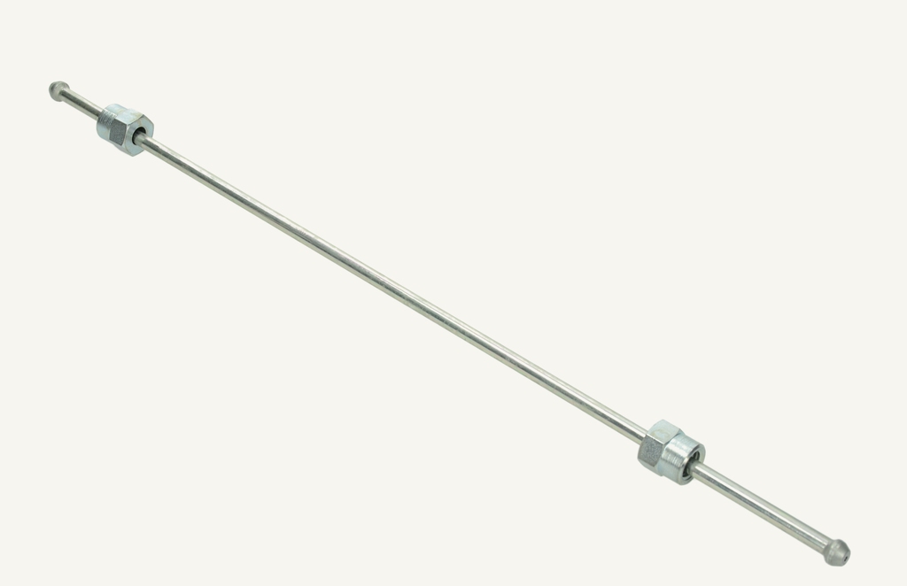 Conduite d'injection droite M12x12 2x6x450mm