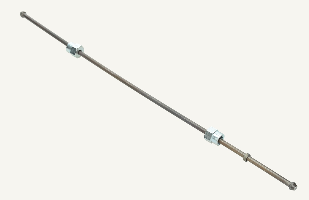 Conduite d'injection droite M12x12 1.5x6x500mm