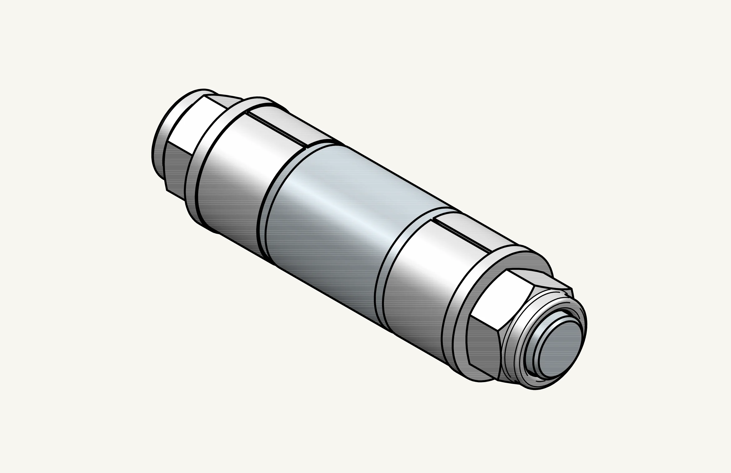 Extenderbolt D45x195dH45L