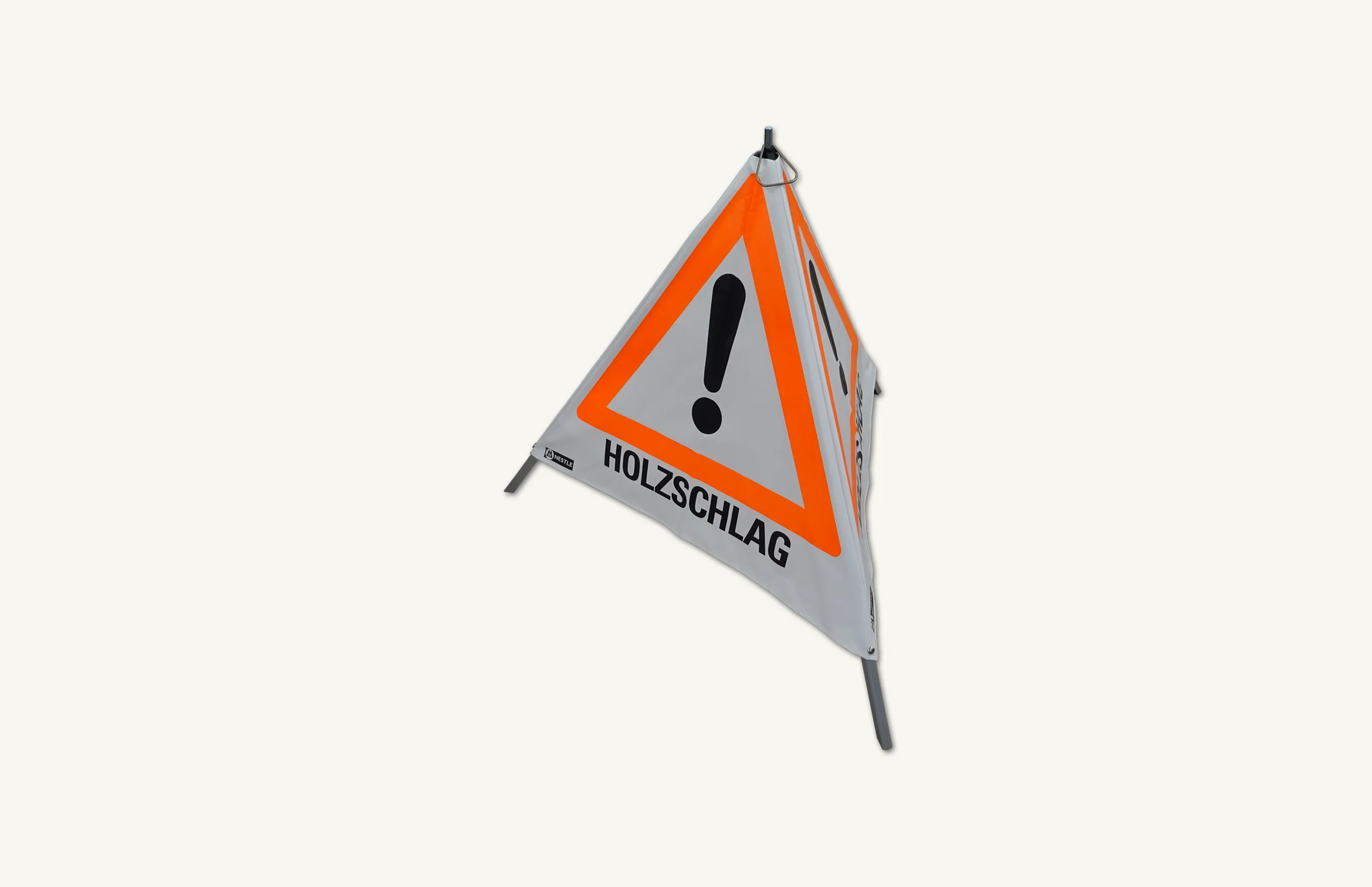 [1065787] Faltsignal Nestle "Holzschlag" 90 cm