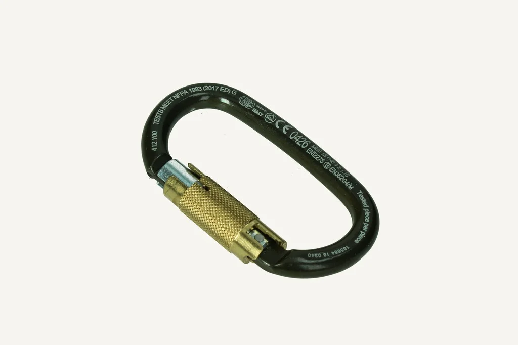 [1075286] Karabiner Stahl 40kN