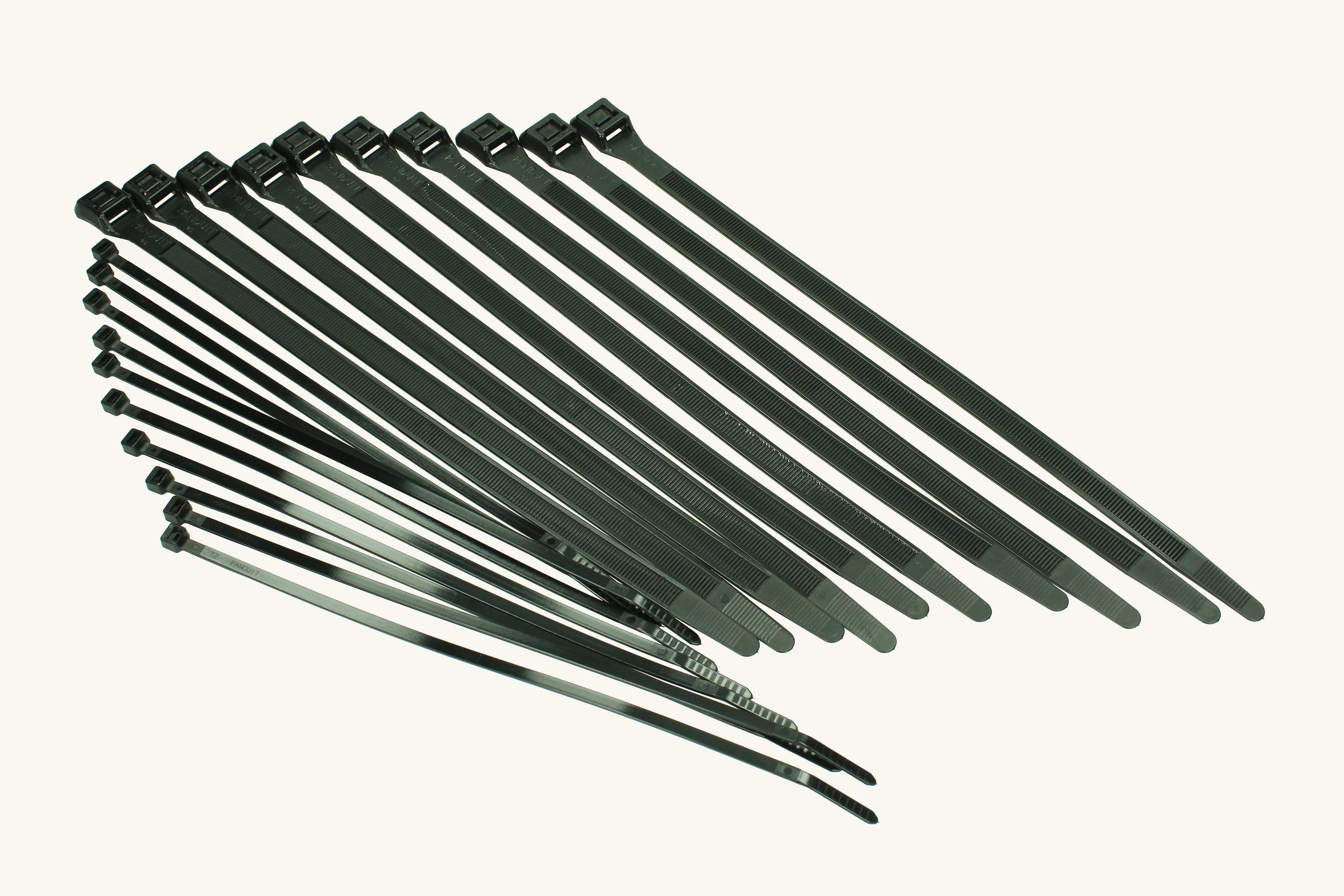 [1081431] Kabelbinder schwarz Kit 10 Stück 4x170mm