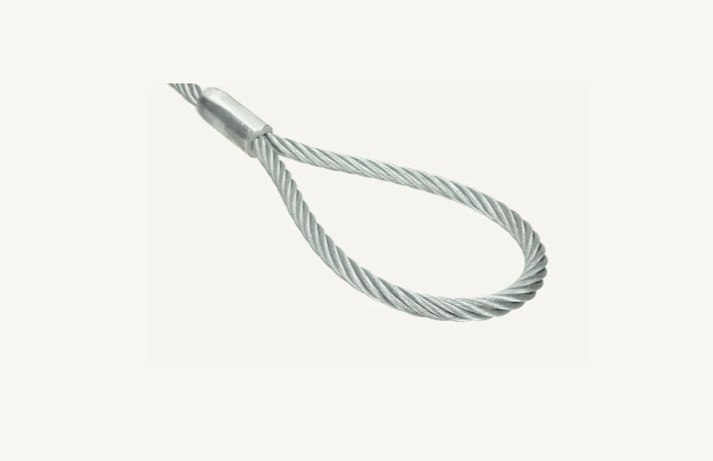 Schlaufe mit Alu Presshülse 13mm