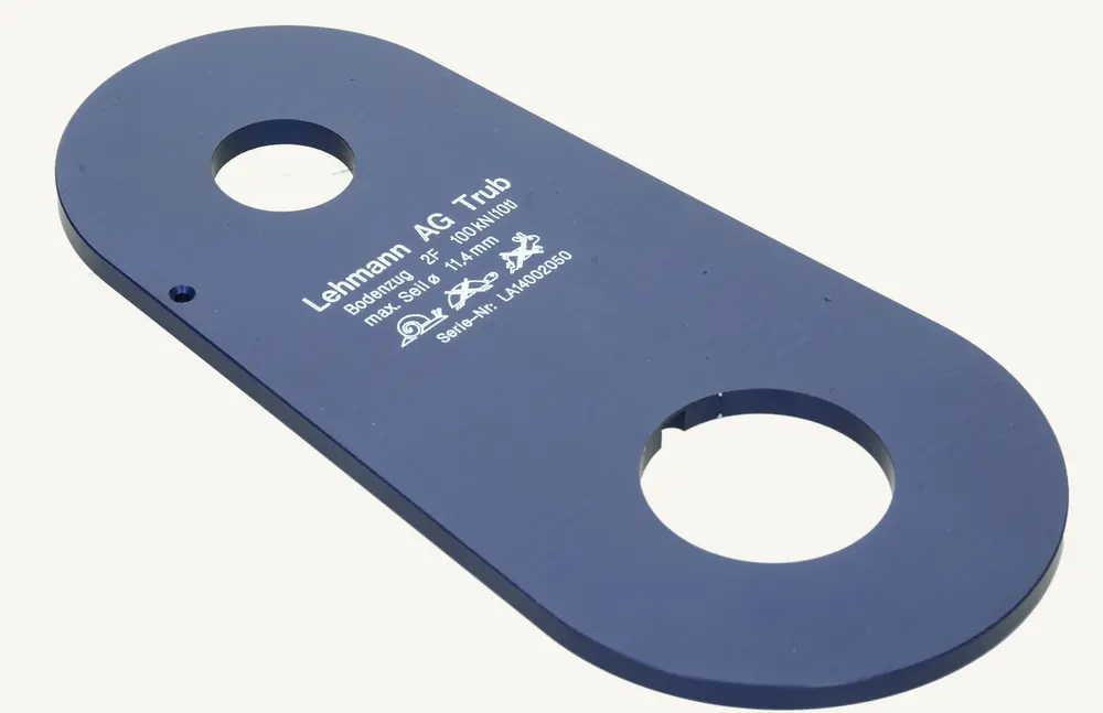 [1000392] Seitententeil graviert LT-blau
