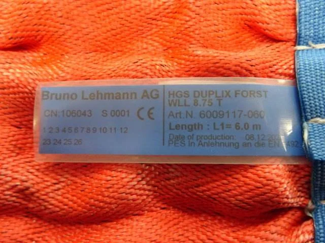 [1180743] Trunk Strap Duplix Forestry 8.75 tonnes 6 metre
