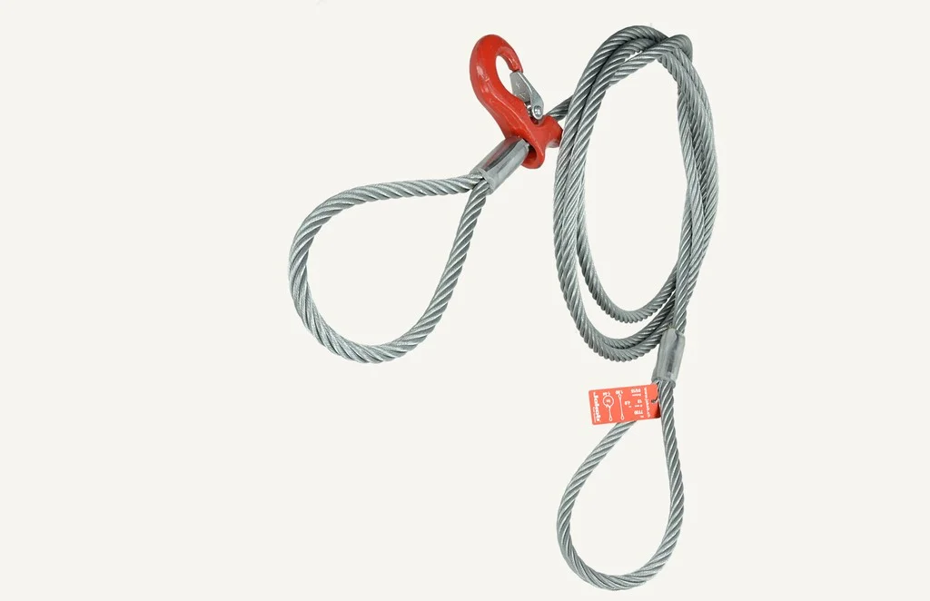Câble élingue 13mm avec crochet coulisseau