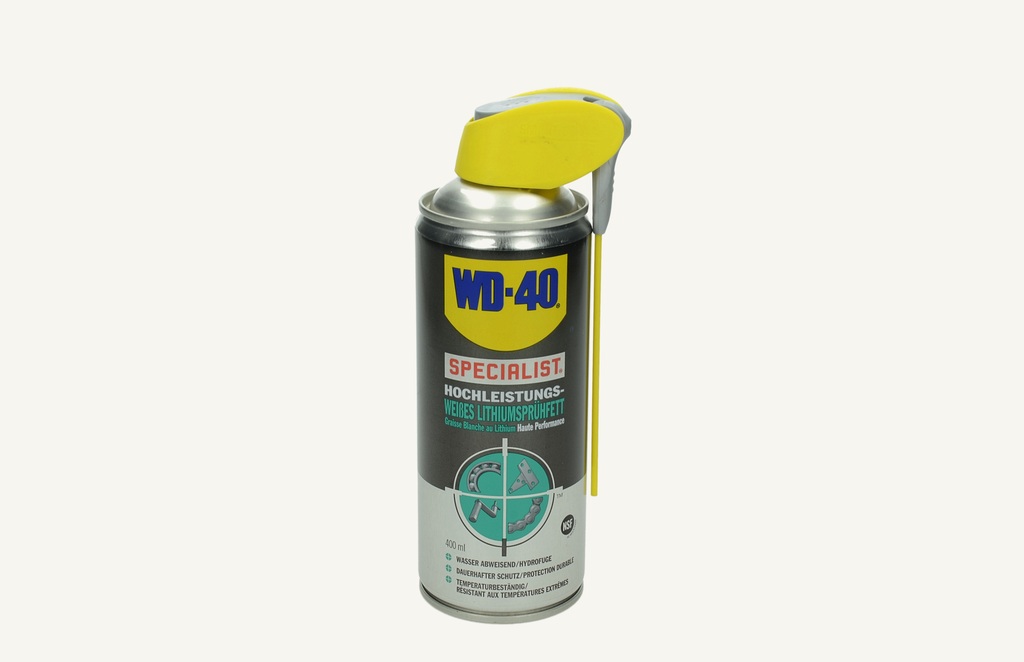 WD-40 White Lithium Spray Grease 400ml