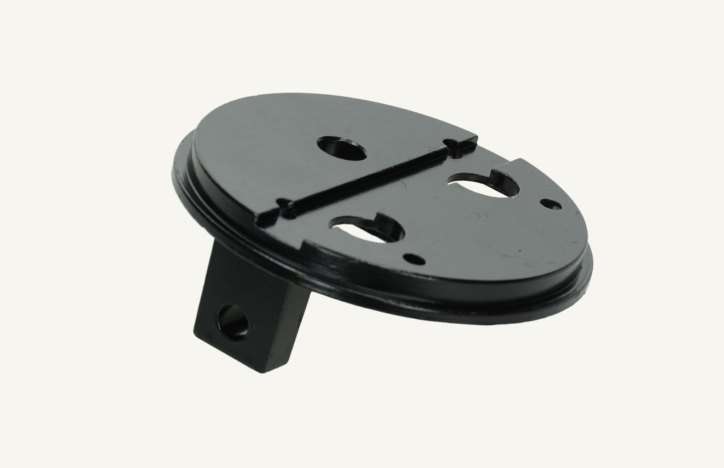 Cross lever retaining plate 