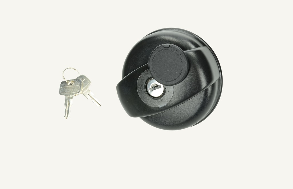 Fuel tank cap lockable with key M65x6