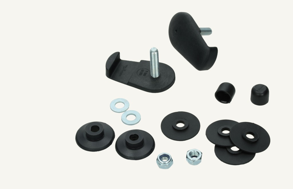 Side glass mounting kit