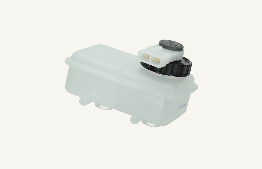 Brake oil reservoir with lid