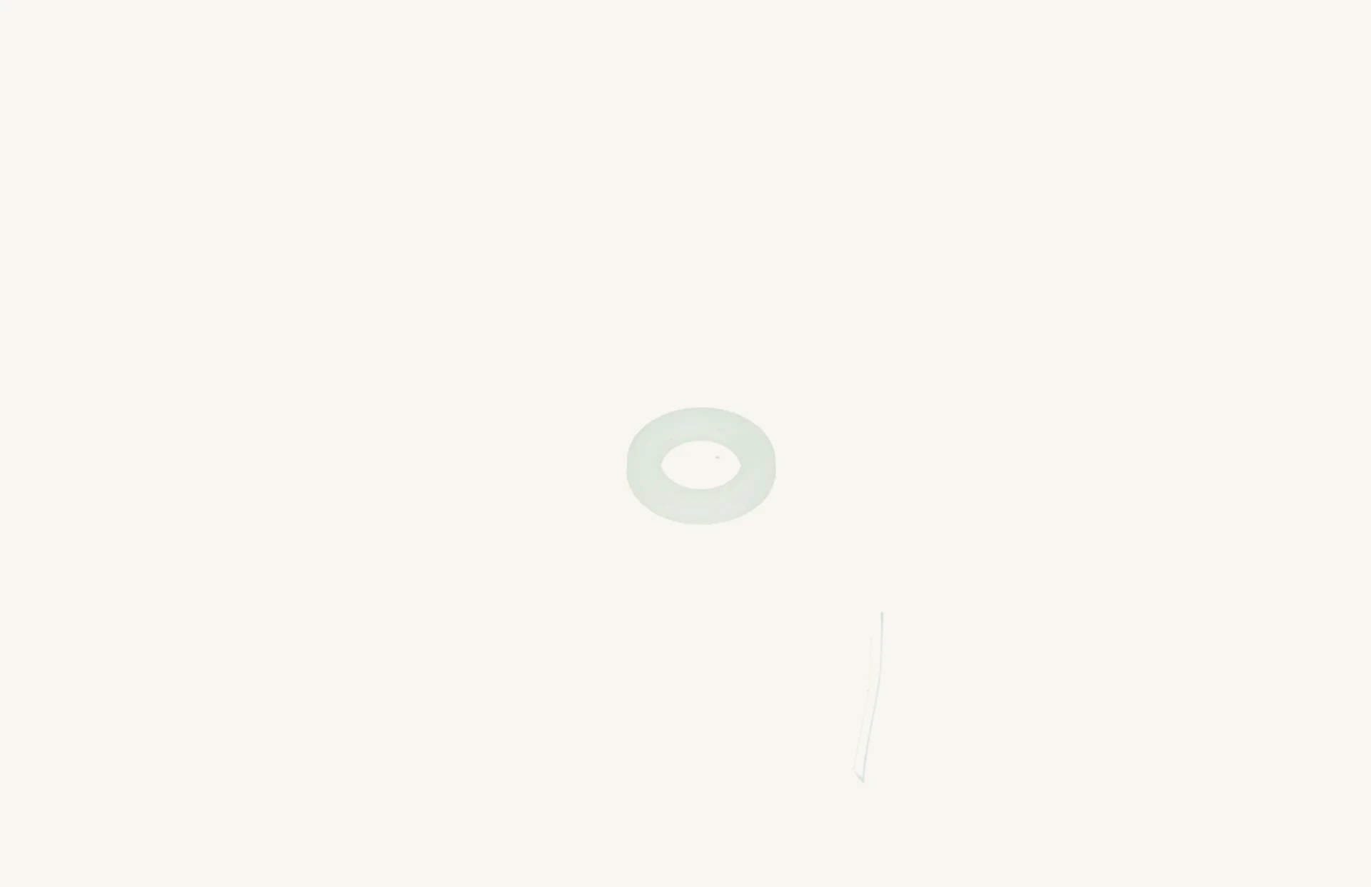 Rondelle nylon 10.8x20x2mm