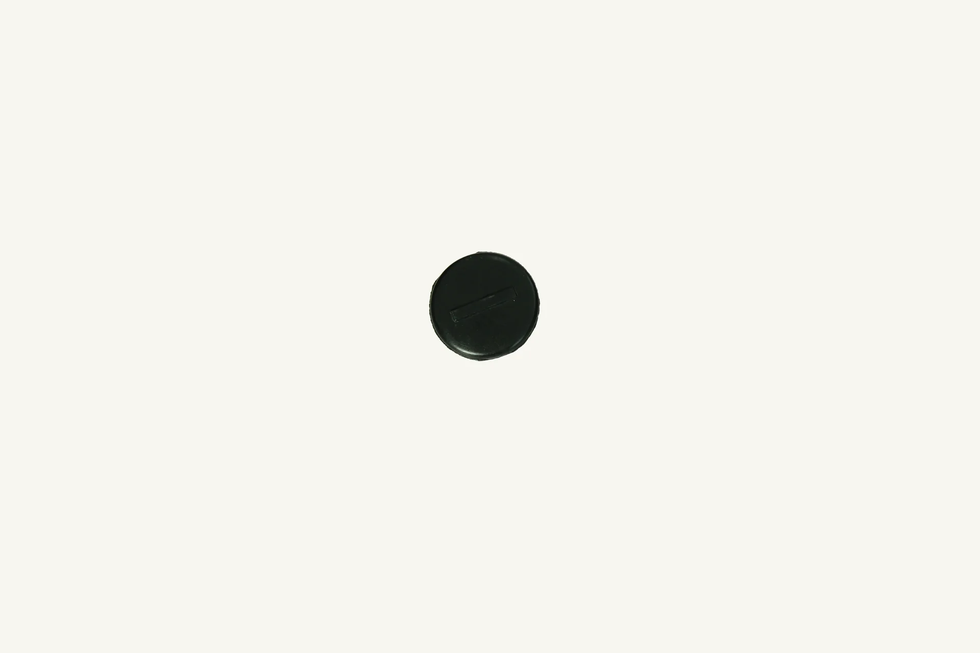 Symbolscheibe 20mm Schwarz Minus Faster