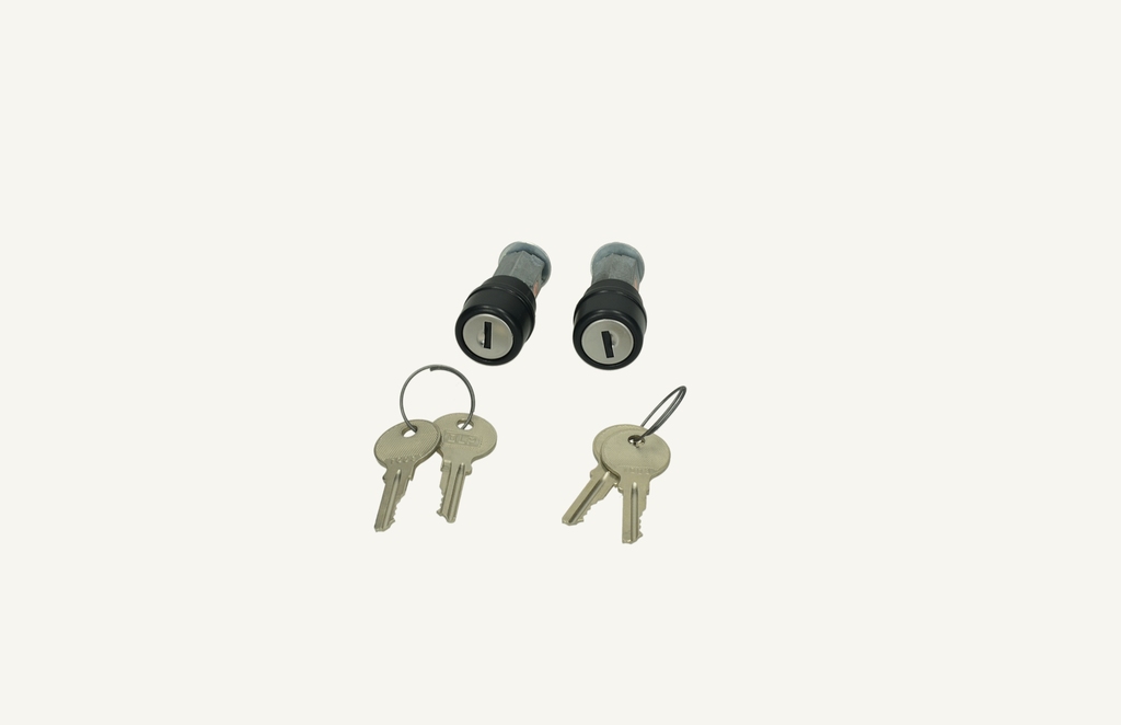 Locking cylinder with key