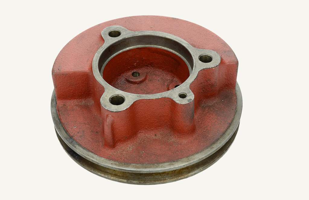 V-belt pulley crankshaft