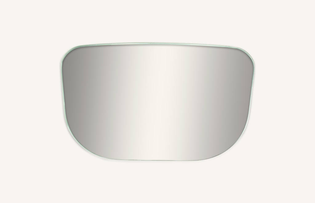 Rear View Mirror Glass Heatable 115x190mm