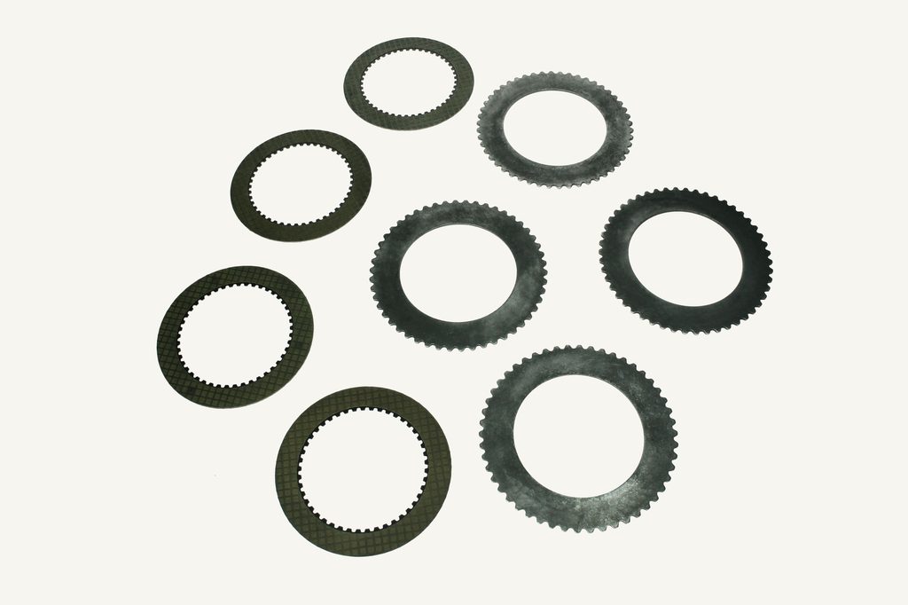 Clutch plate set