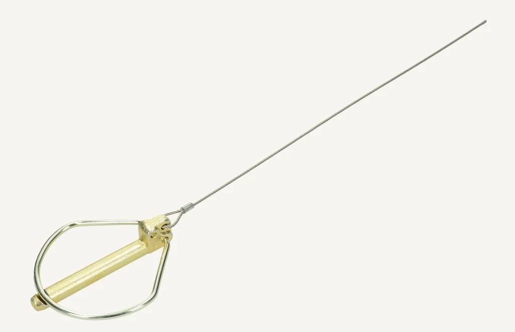 [1061830] Safety Linch Pin compl. with Rope LT-orange | LT-yellow
